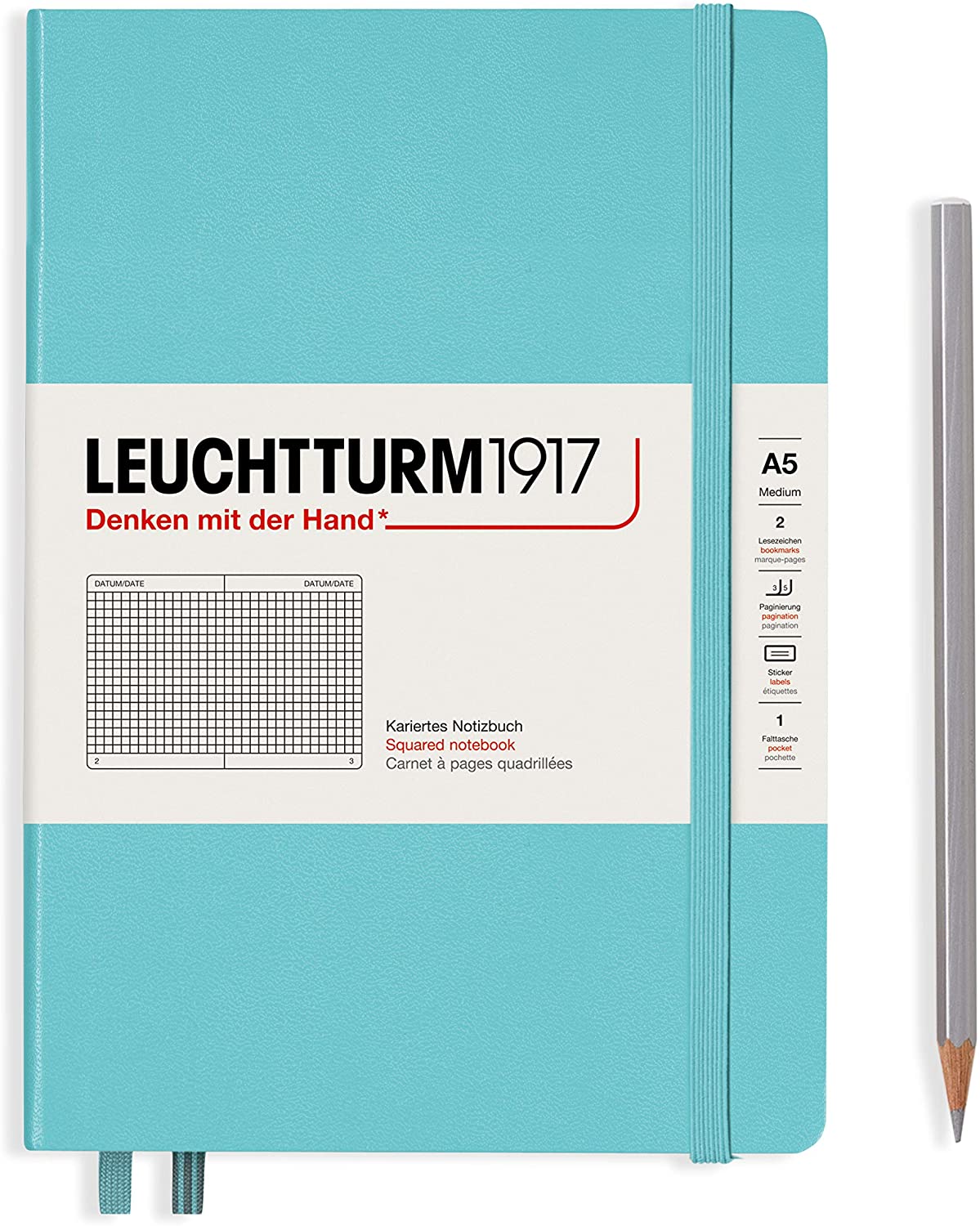 CAIET A5 ARITMETICA COPERTA RIGIDA BLEU MARIN LEUCHTTURM CAIET A5 ARITMETICA COPERTA RIGIDA BLEU MARIN LEUCHTTURM